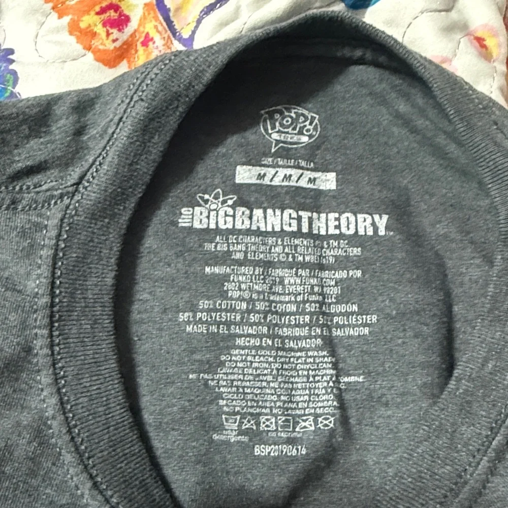 POP Tees The Big Bang Theory Cotton Poly Short Sleeve Tee Size: M